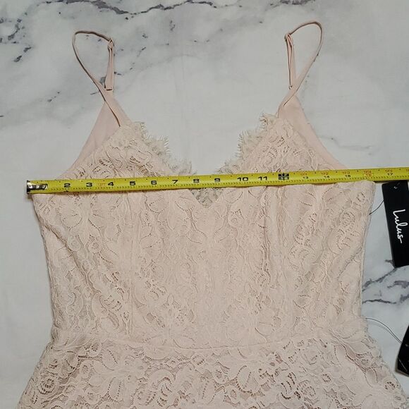 Lulus Cream Lace Midi Dress - Picture 6 of 8